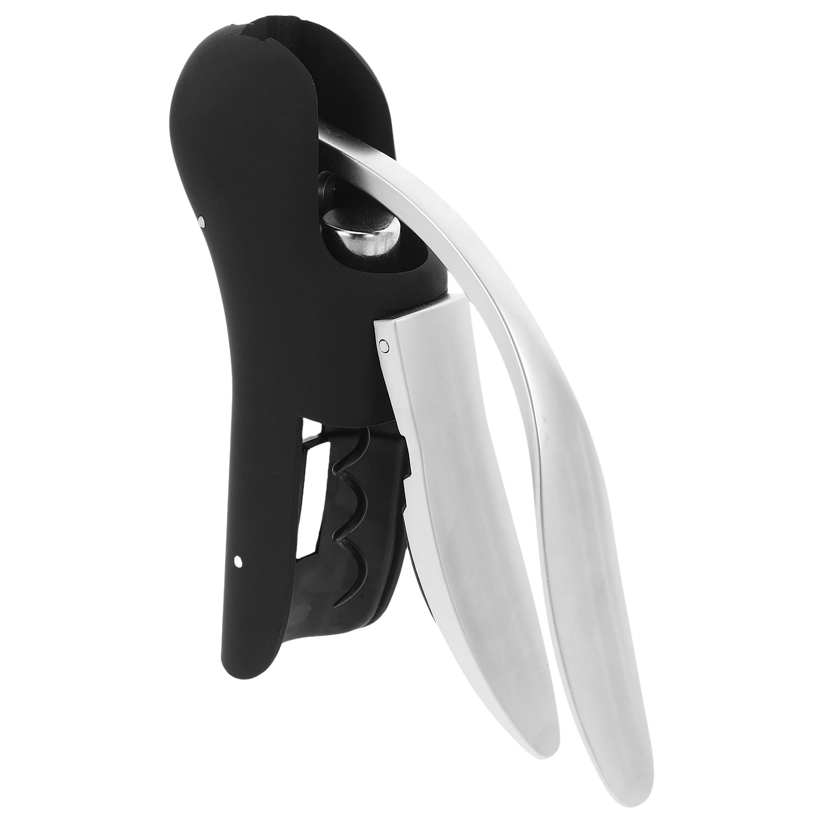 Cork Screw Lever - レバー式亜鉛合金ワインオープナー 人間工学に基づいたハンドル 手動赤ワインボトルコルクスクリュー カッターリムーバー ホームバーガジェット