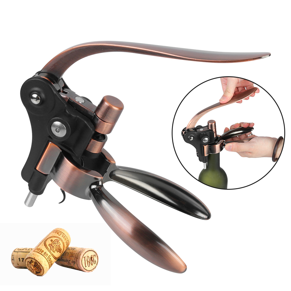Cork Screw Lever - バーウェア ウサギ型バーレバー コルクスクリュー キッチンツール 亜鉛合金 ボトルオープナー