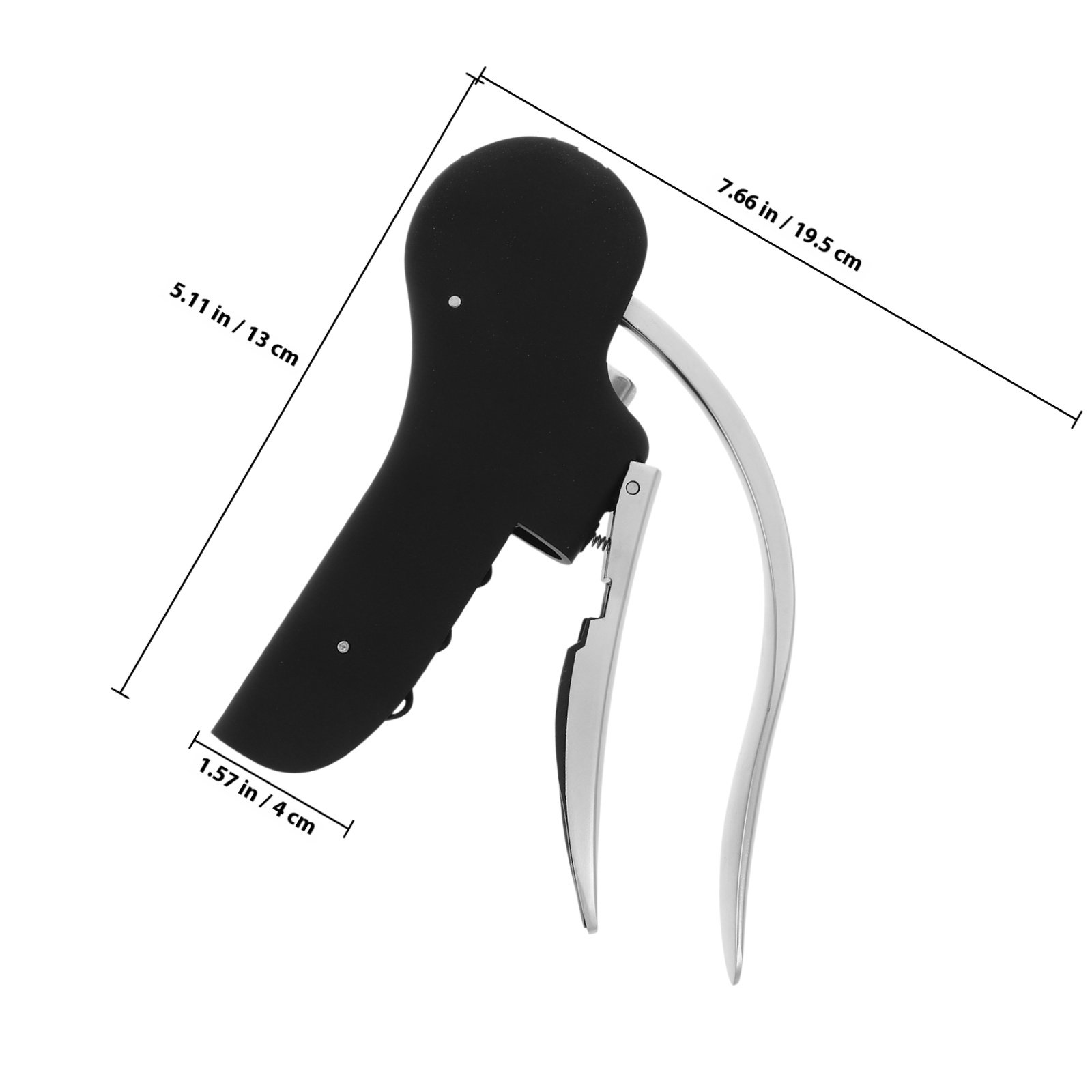 レバー式亜鉛合金ワインオープナー 人間工学に基づいたハンドル - Cork Screw Lever のレビューと価格