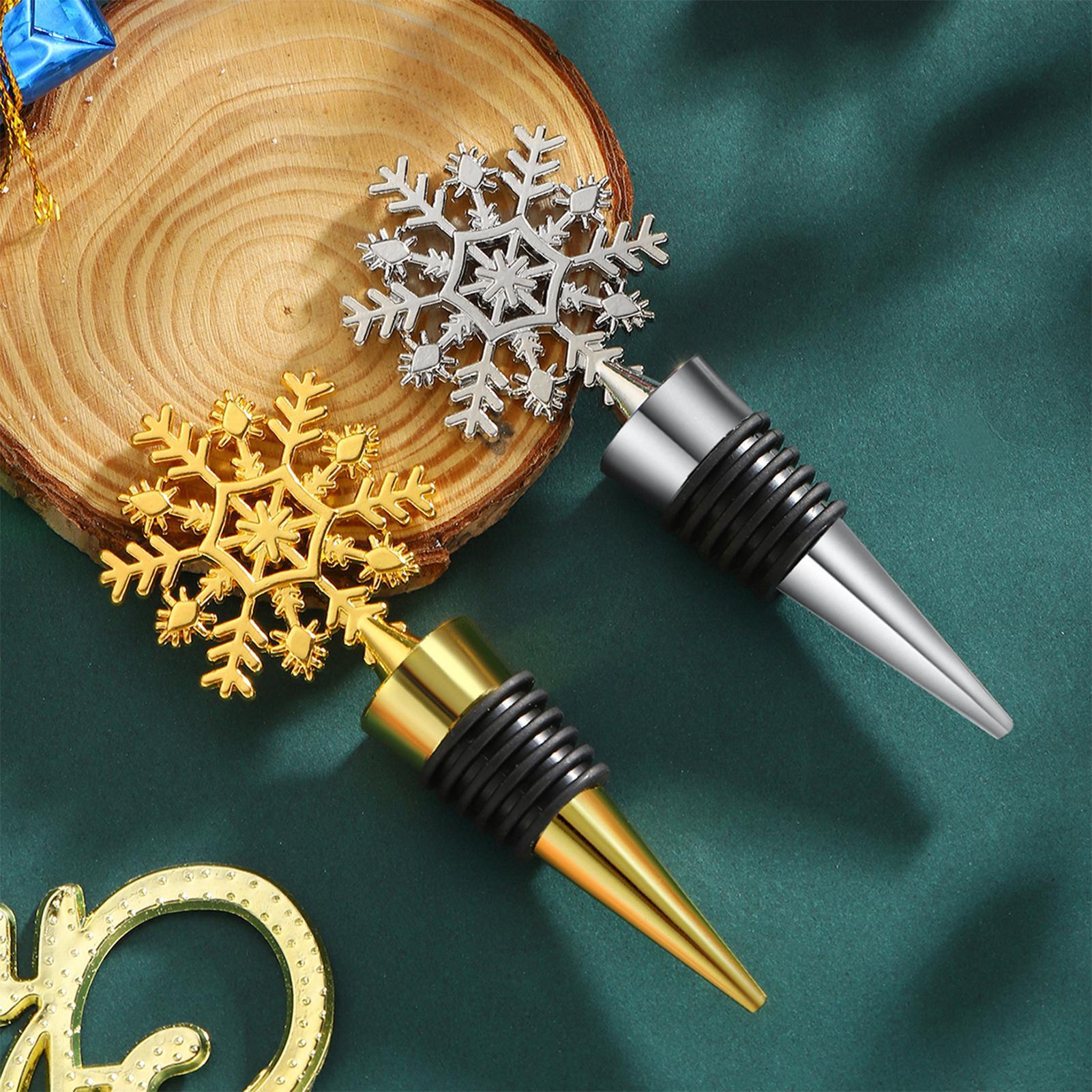ワインボトルストッパー クリスマスデコレーション 気密コルク - Wine Beer Liquor のレビューと価格