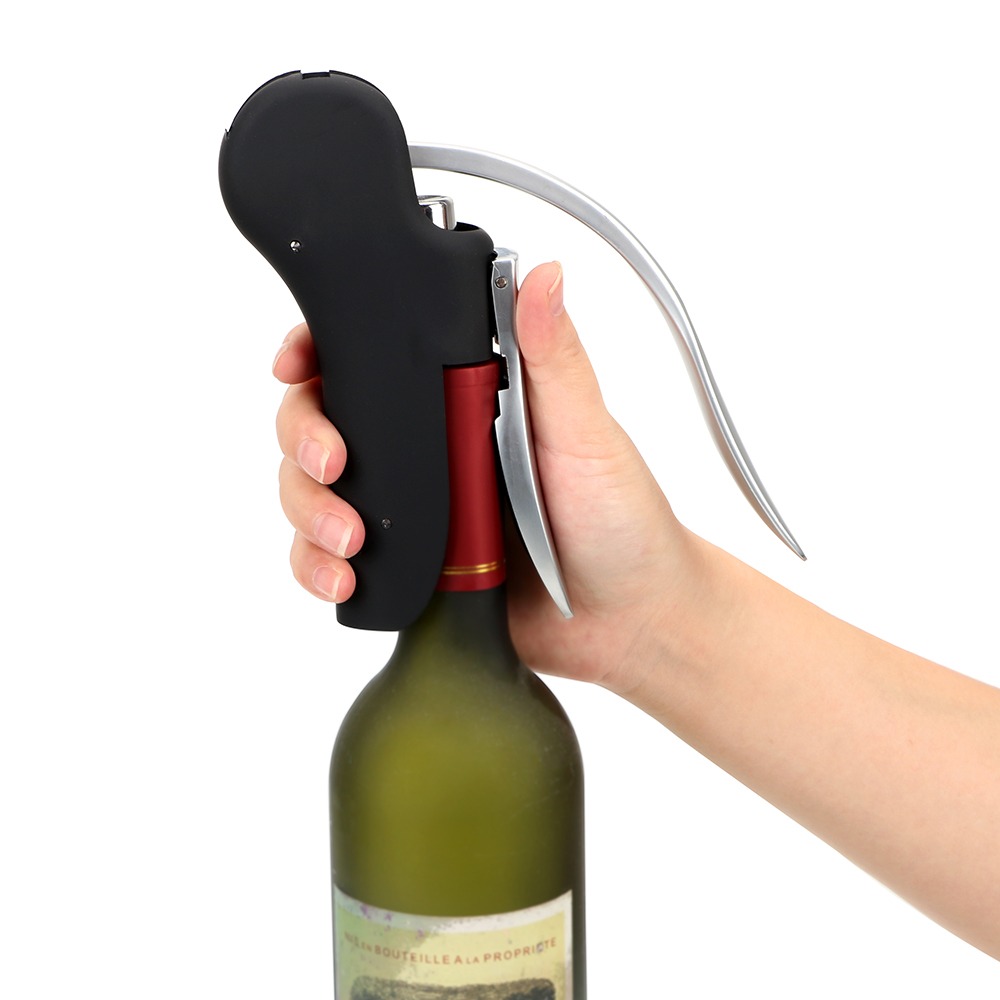便利なボトルオープナー ワインツールセット ホイルカッター  - Cork Screw Lever のレビューと価格