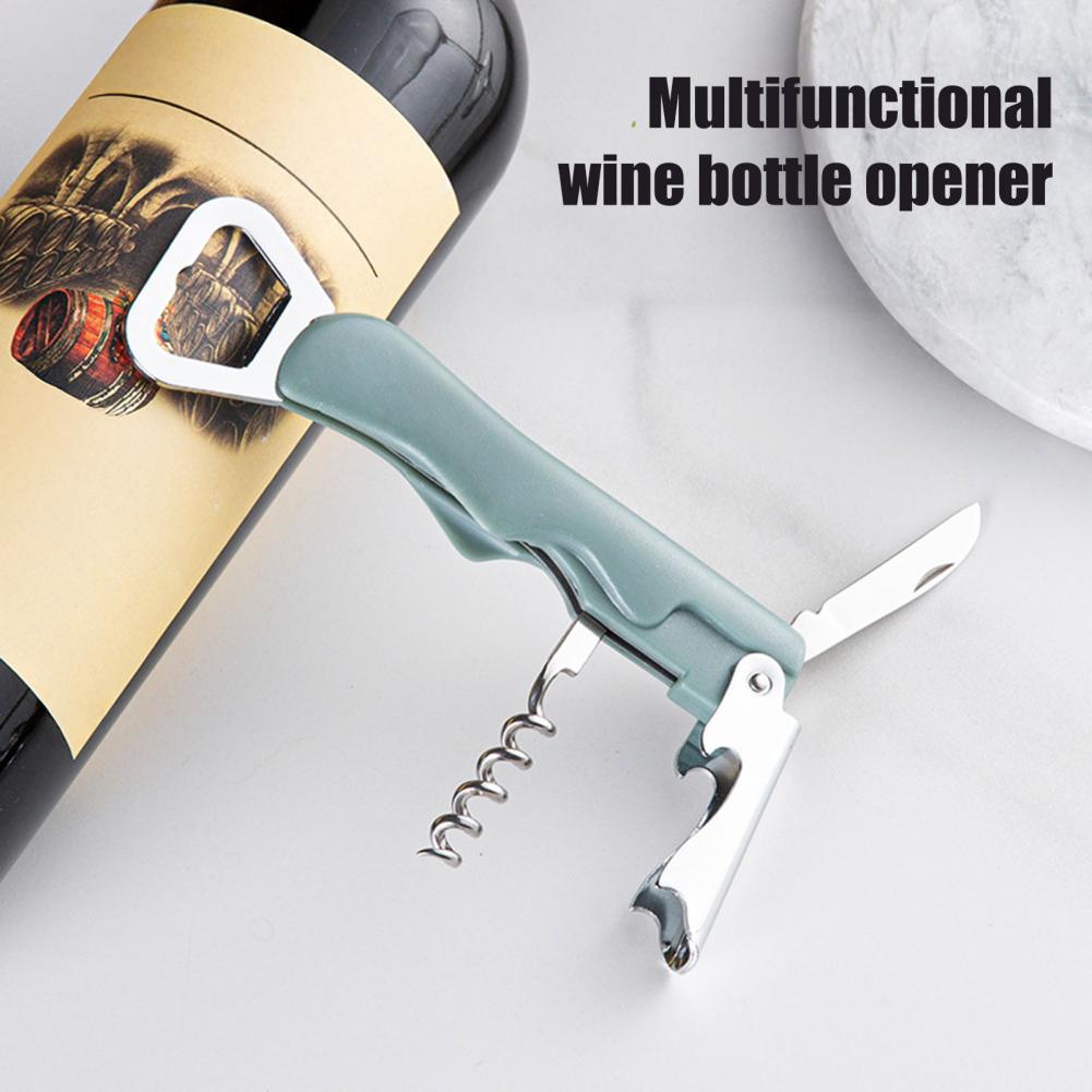 3 in 1ワインオープナー、ビールキャップリフター、フォイ - Cork Screw Lever のレビューと価格