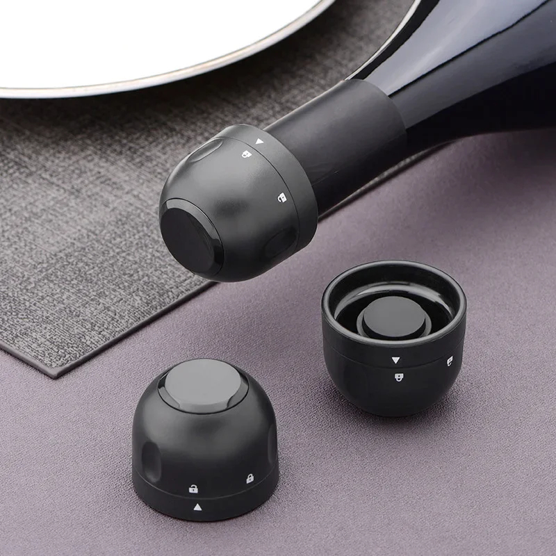 1/5 個真空密封ワインボトルプラグシャンパンストッパー漏れ - Wine Stopper Vacuum のレビューと価格