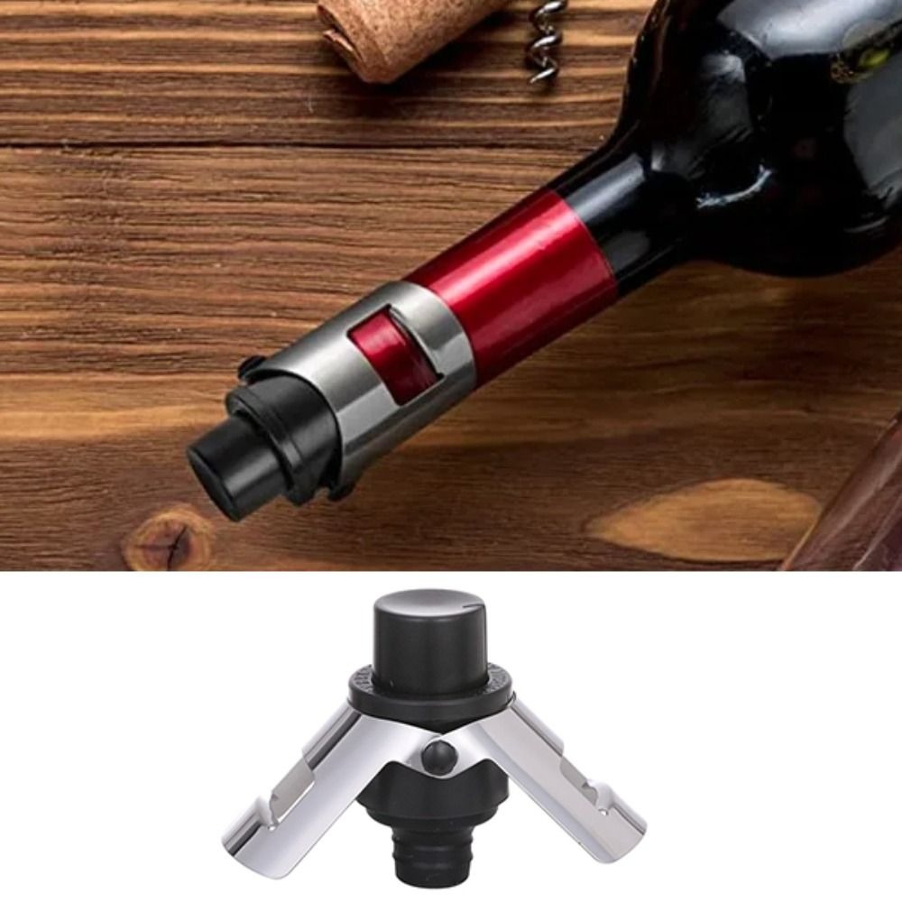 2個入り内蔵圧力ポンプ付き真空シャンパンストッパー、タイムス - Wine Stopper Vacuum のレビューと価格