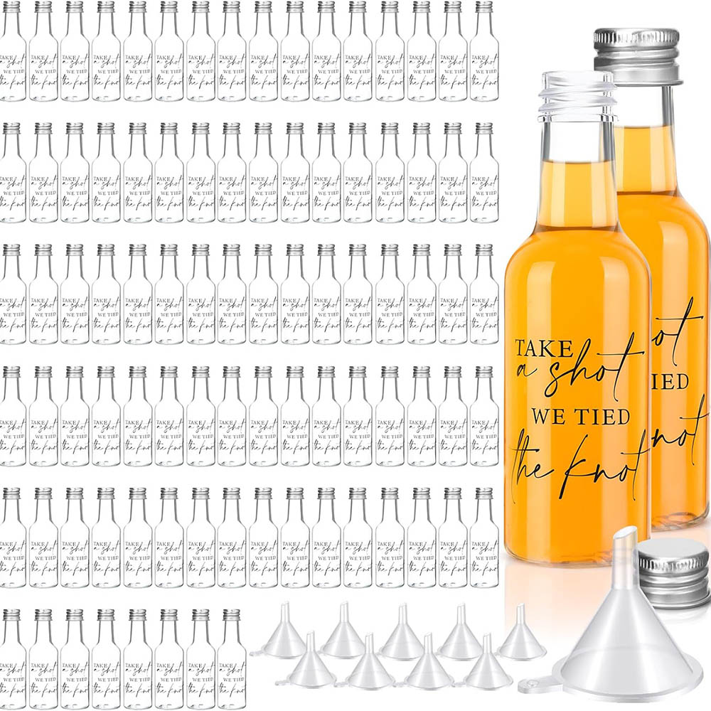 50 ミリリットル 1.7 オンスミニ酒ボトル小さなプラスチ - Wine Beer Liquor のレビューと価格