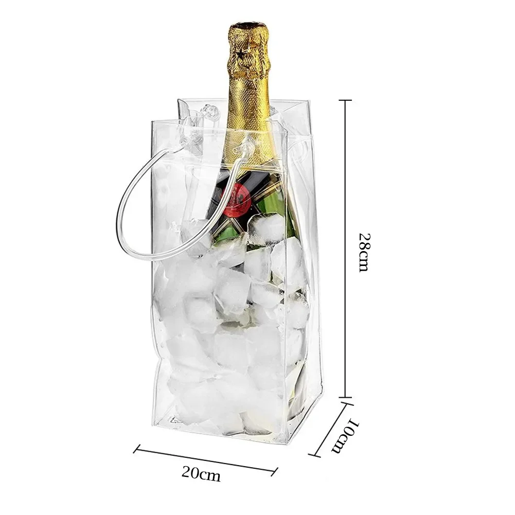 PVC製漏れ防止アイスバッグ ビールクーラーバッグ ポータブ - Wine Beer Liquor のレビューと価格
