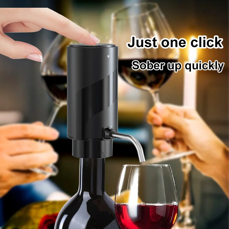 インテリジェントワインエアレーターディスペンサー充電式ワンタ - Wine Beer Liquor のレビューと価格