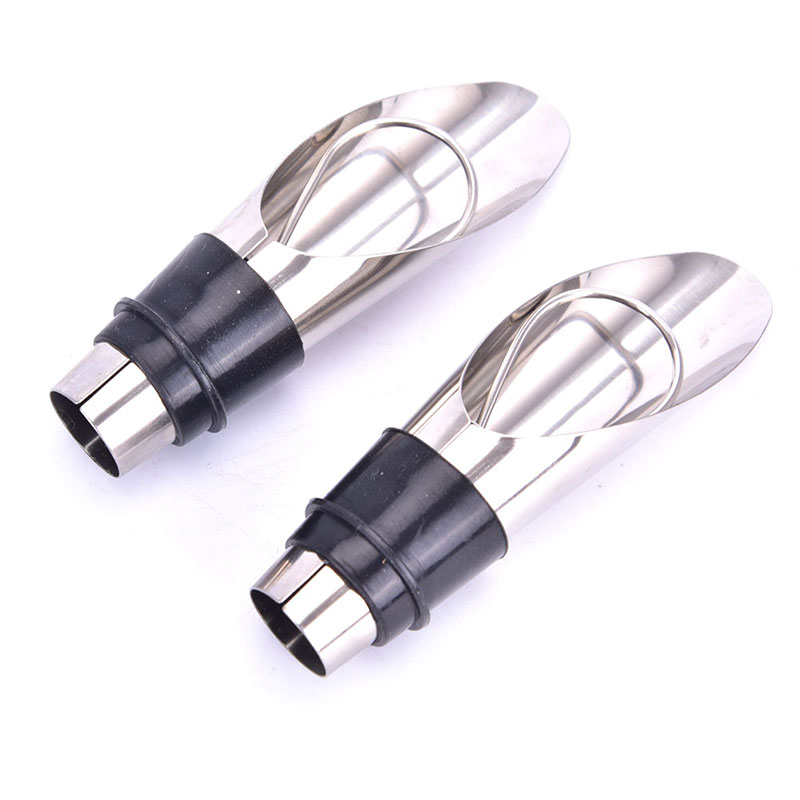 ステンレス鋼のワインサーボックス,2個,真空赤ワインコンテナ - Wine Stopper Vacuum のレビューと価格