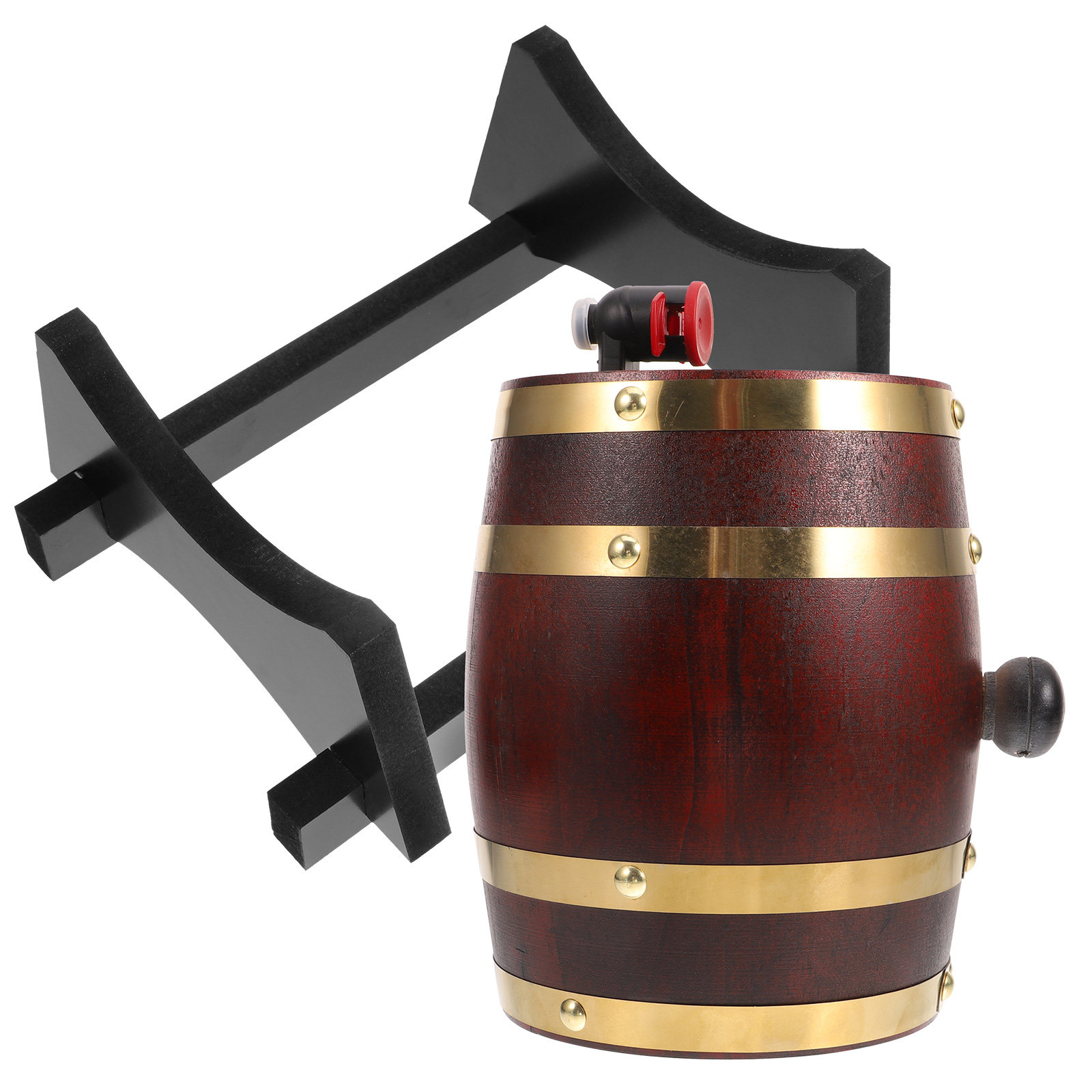 木製ワイン樽1L レッドワインホルダー ビール ウイスキー  - Wine Beer Liquor のレビューと価格