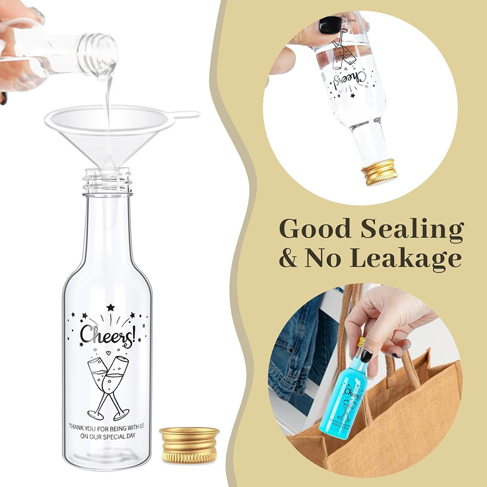50パックミニリカーボトル、1.7オンス/50mlミニワイン - Wine Beer Liquor のレビューと価格