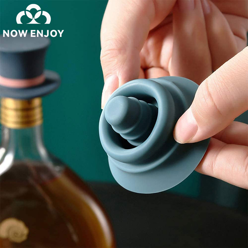 今すぐ1個入りシリコンワインストッパーをお楽しみください。再 - Wine Stopper Vacuum のレビューと価格