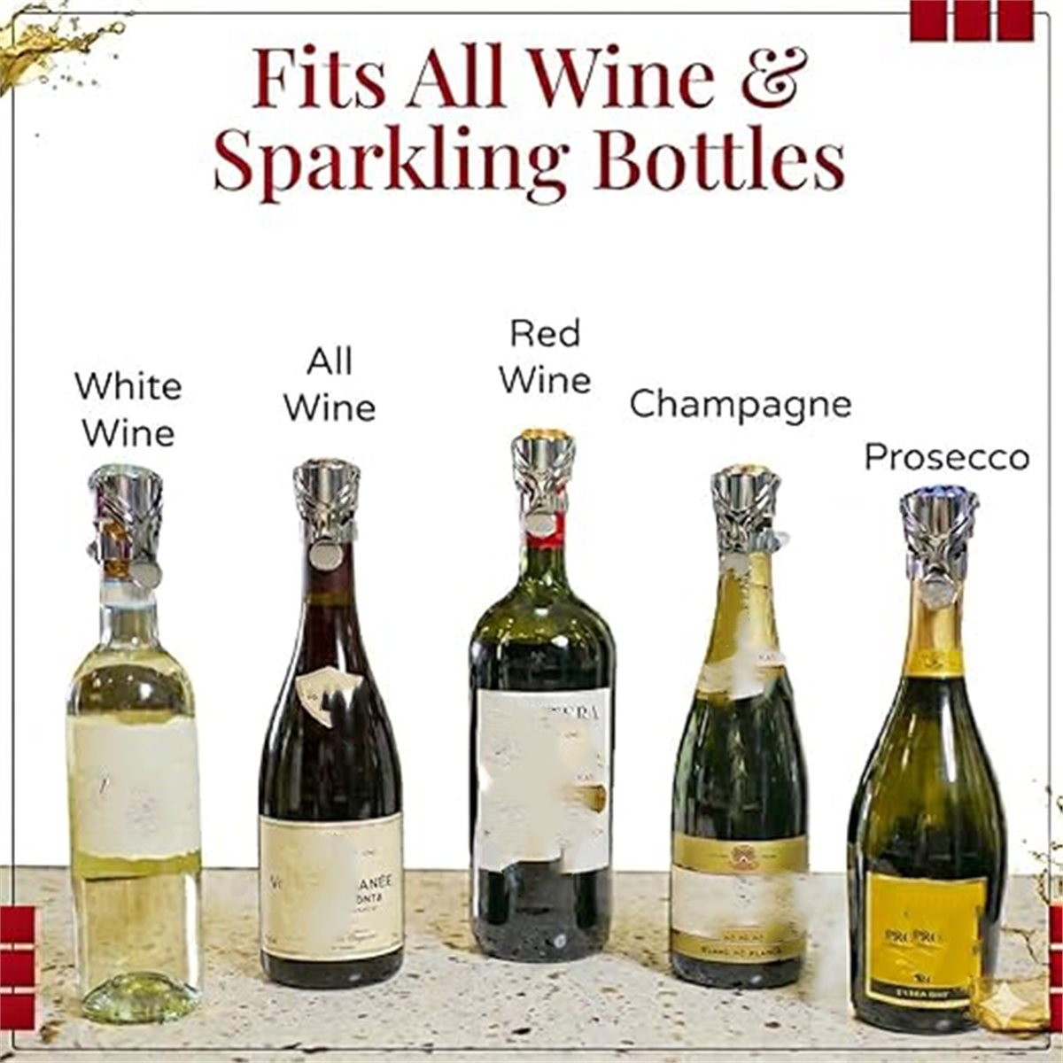 (A02R) ワインストッパー＆シャンパンストッパー 2個セ - Wine & Beer Shop のレビューと価格