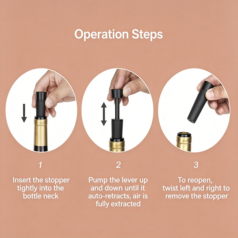 NOIW ENJOY 真空ワインストッパー 再利用可能なシリ - Wine Stopper Vacuum のレビューと価格