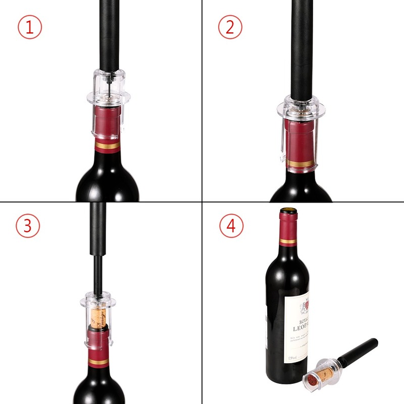エアポンプワインボトルオープナー空気圧真空ワインストッパービ - Wine Stopper Vacuum のレビューと価格