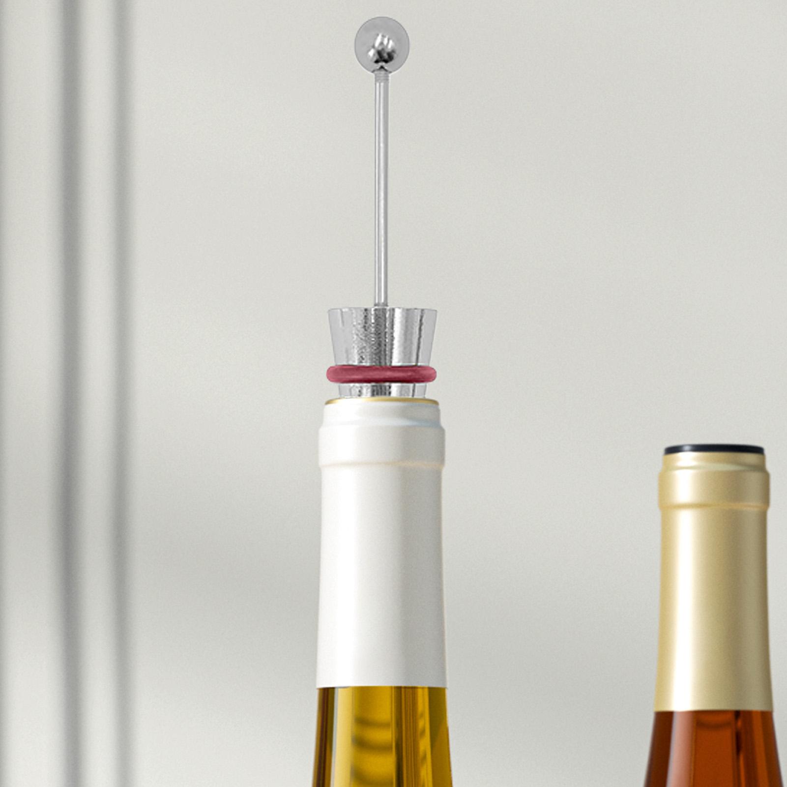 ワインストッパー 合金シリコン 再利用可能 家庭用品 ワイン - Wine Stopper Vacuum のレビューと価格